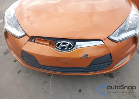 2017 Hyundai Veloster z USA, uszkodzony, nr VIN KMHTC6AD4HU306854